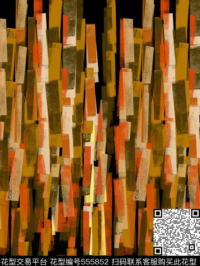 复古风斑驳色块传统印花华亿平台下载（图片编号: 555852） - 瓦栏（Walan）