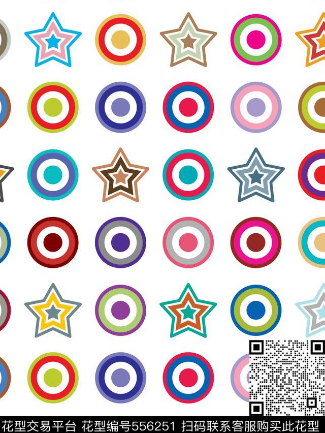 星星星星空传统印花华亿平台下载（图片编号: 556251） - 瓦栏（Walan）