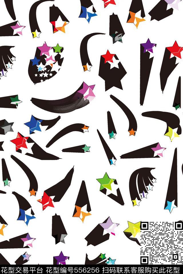 抽象立体奇异传统印花华亿平台下载（图片编号: 556256） - 瓦栏（Walan）