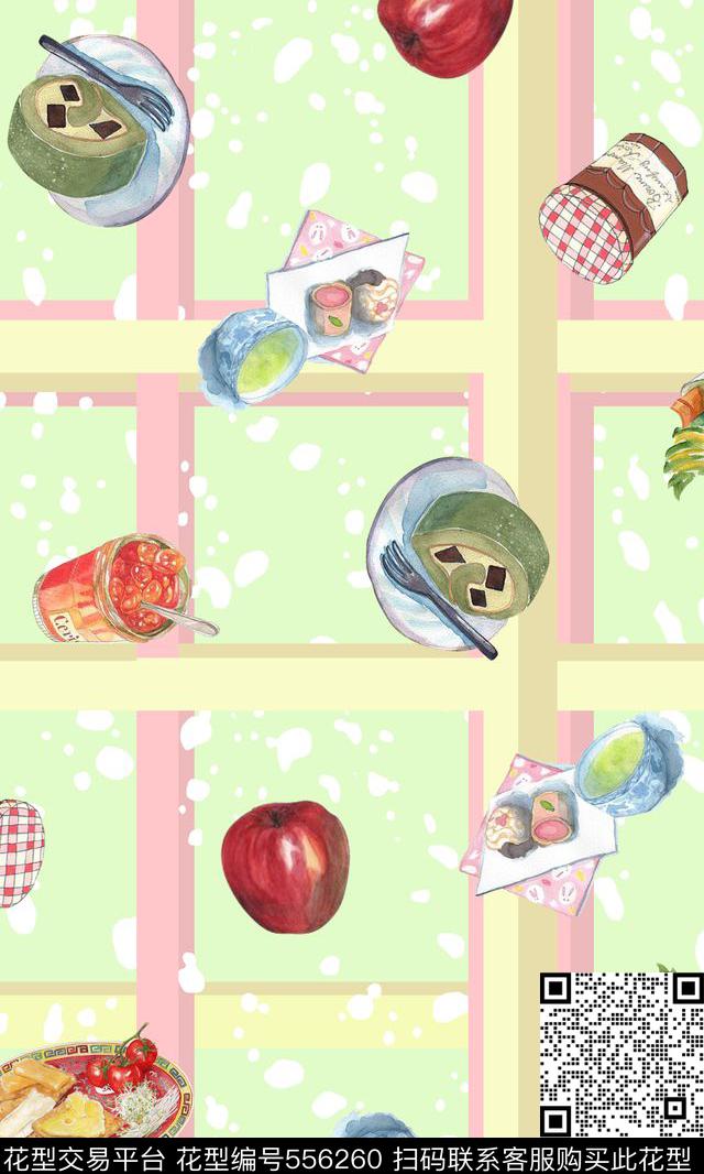 流行时尚格子波点传统印花华亿平台下载（图片编号: 556260） - 瓦栏（Walan）