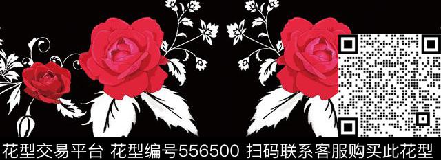 玫瑰休闲传统印花华亿平台下载（图片编号: 556500） - 瓦栏（Walan）