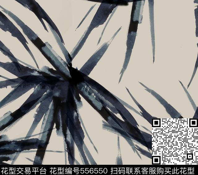 传统印花手绘叶子asdf传统印花华亿平台下载（图片编号: 556550） - 瓦栏（Walan）