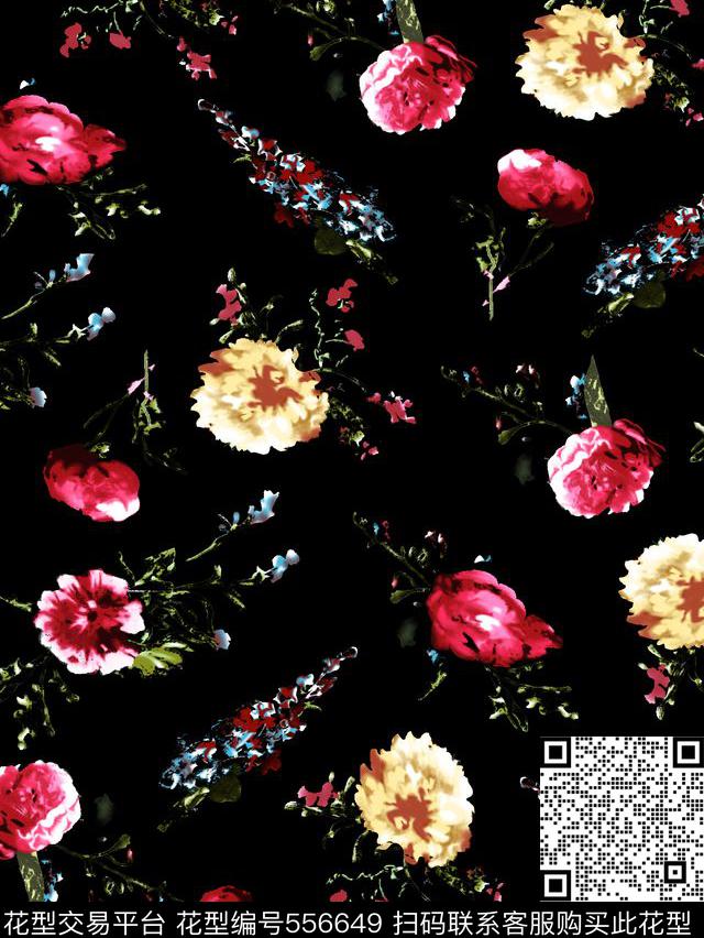 复古男装图案男装花卉男装衬衫图案数码印花华亿平台下载（图片编号: 556649） - 瓦栏（Walan）