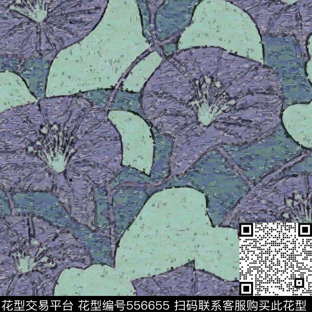 花卉服装窗帘数码印花华亿平台下载（图片编号: 556655） - 瓦栏（Walan）