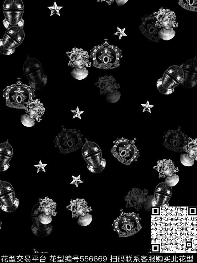 潮流复古夹克华亿平台数码印花华亿平台下载（图片编号: 556669） - 瓦栏（Walan）