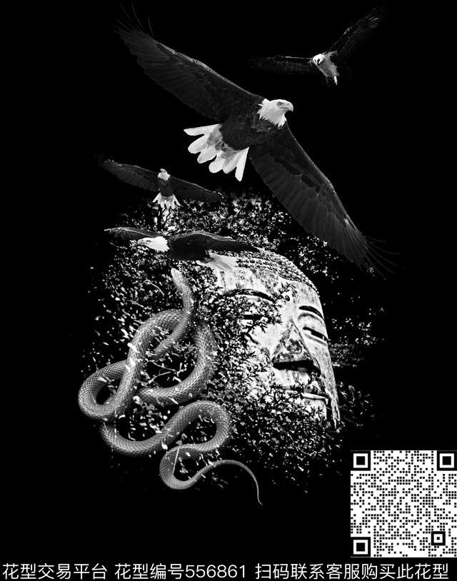 抽象男装图案动物男装图案男装衬衫图案数码印花华亿平台下载（图片编号: 556861） - 瓦栏（Walan）