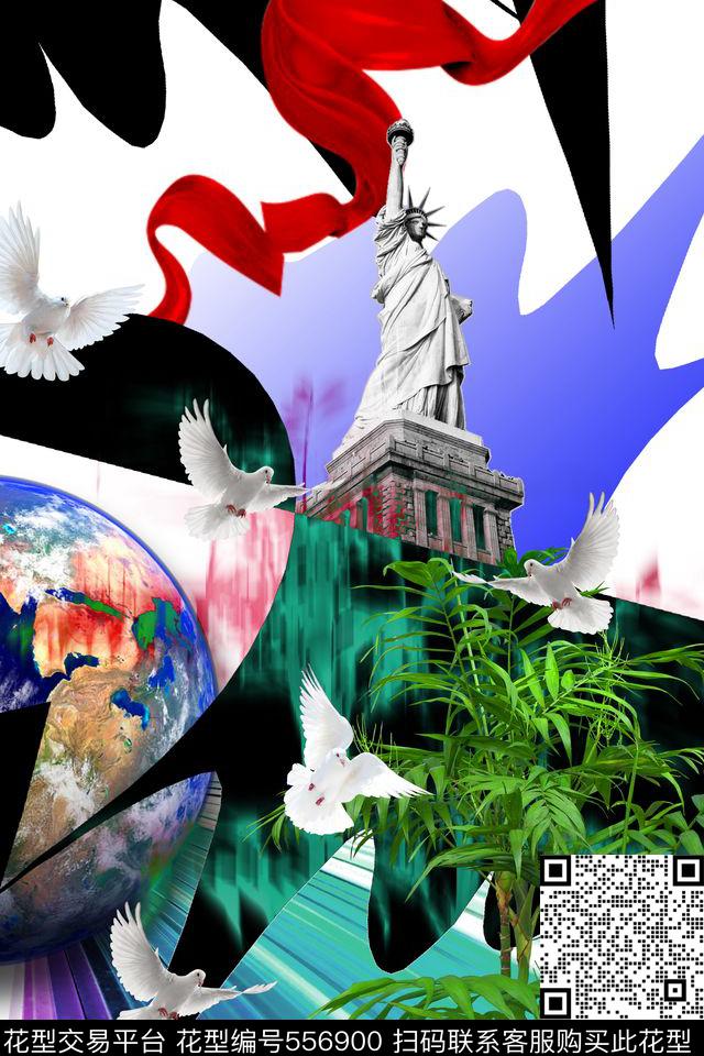 定位雕塑花卉数码印花华亿平台下载（图片编号: 556900） - 瓦栏（Walan）