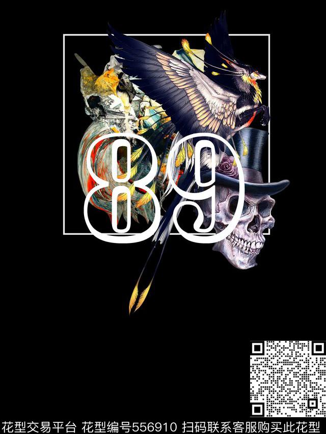 潮流男装定位抽象肌理纹动物数码印花华亿平台下载（图片编号: 556910） - 瓦栏（Walan）