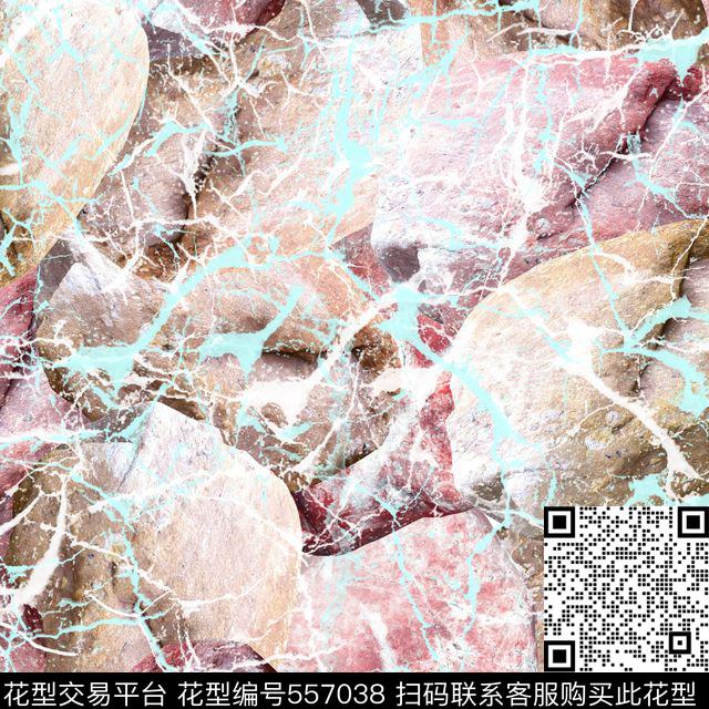 自然物体组合石头洒脱线条数码印花华亿平台下载（图片编号: 557038） - 瓦栏（Walan）