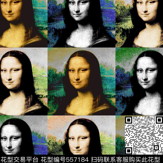 油画经典名作数码印花华亿平台下载（图片编号: 557184） - 瓦栏（Walan）