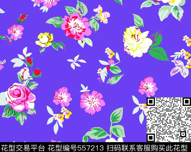 抽象花卉古典花卉原创花卉传统印花华亿平台下载（图片编号: 557213） - 瓦栏（Walan）