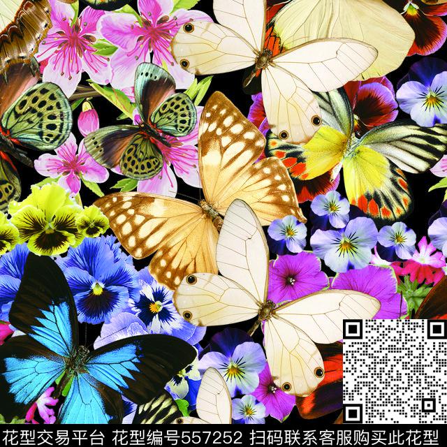 小翠花动物纹古典花卉数码印花华亿平台下载（图片编号: 557252） - 瓦栏（Walan）