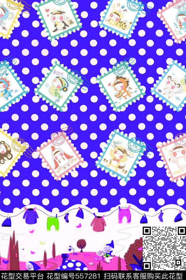 流行时尚卡通家纺孩童家纺桌布壁纸童装十二生肖卡通邮票波点背景蘑菇屋卡通人物卡通数码印花华亿平台下载（图片编号: 557281） - 瓦栏（Walan）