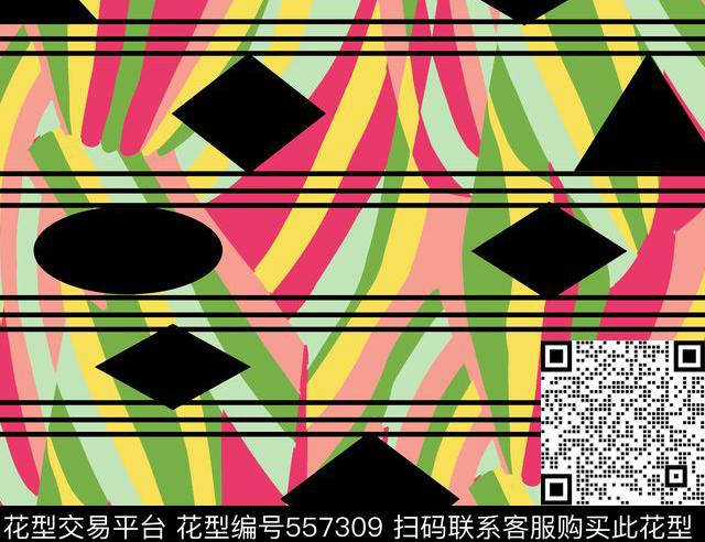 流行时尚几何圆点传统印花华亿平台下载（图片编号: 557309） - 瓦栏（Walan）