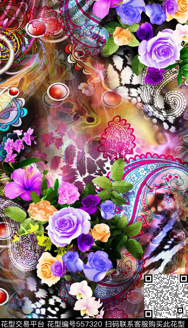 designtextilesprinting数码印花华亿平台下载（图片编号: 557320） - 瓦栏（Walan）