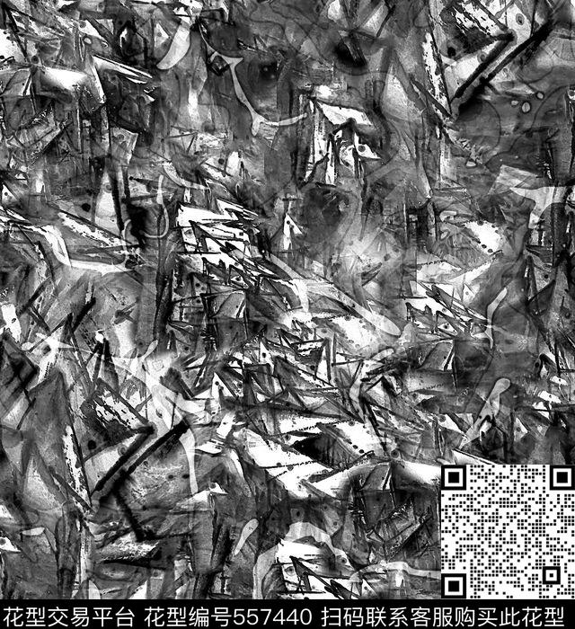 笔触机理乱麻迷彩水墨时尚流行数码印花华亿平台下载（图片编号: 557440） - 瓦栏（Walan）