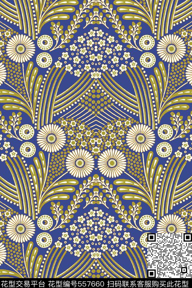 复古服装家纺传统印花华亿平台下载（图片编号: 557660） - 瓦栏（Walan）