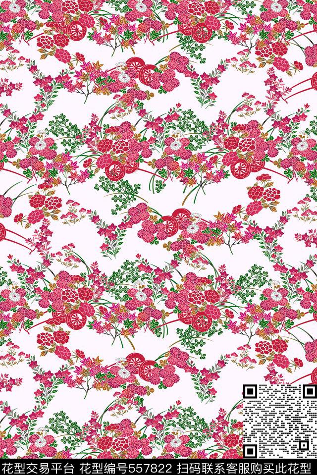 传统传统华亿平台和服元素波西米亚手绘传统印花华亿平台下载（图片编号: 557822） - 瓦栏（Walan）