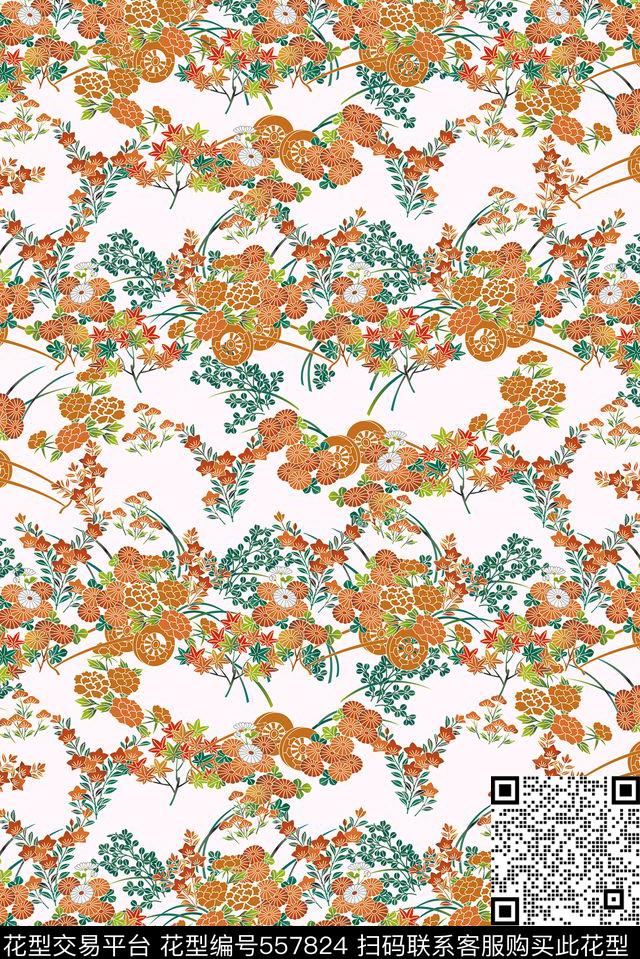 传统传统华亿平台和服元素波西米亚手绘传统印花华亿平台下载（图片编号: 557824） - 瓦栏（Walan）