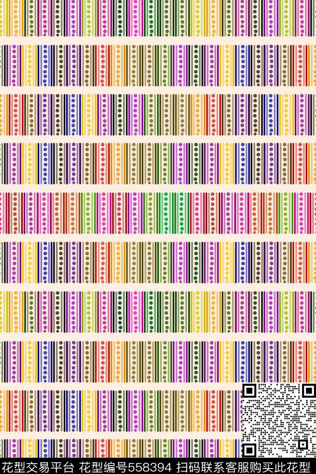 简单排列条纹传统印花华亿平台下载（图片编号: 558394） - 瓦栏（Walan）