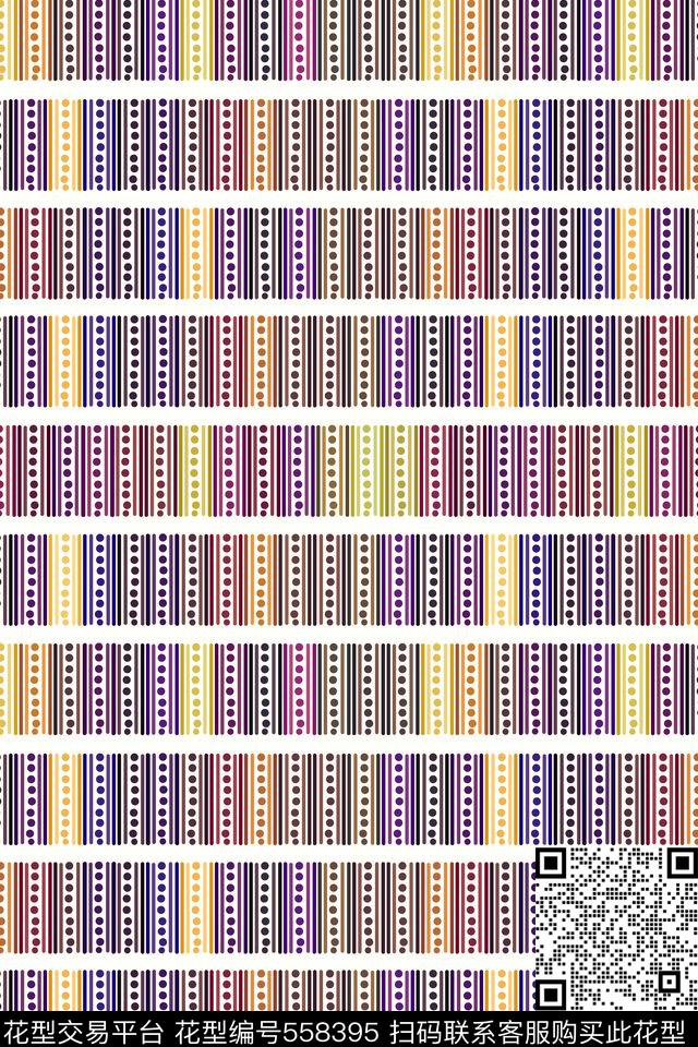简单排列条纹传统印花华亿平台下载（图片编号: 558395） - 瓦栏（Walan）