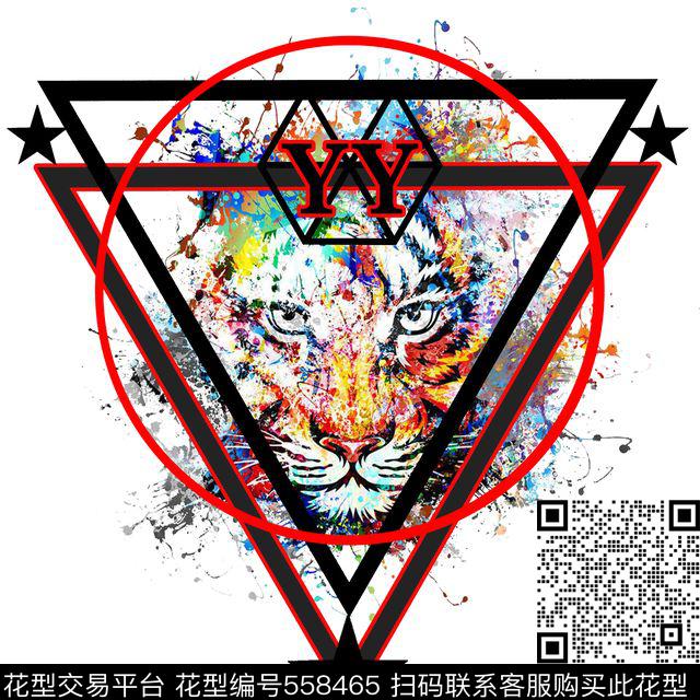 创意服装面料创意图案设计老虎数码印花华亿平台下载（图片编号: 558465） - 瓦栏（Walan）