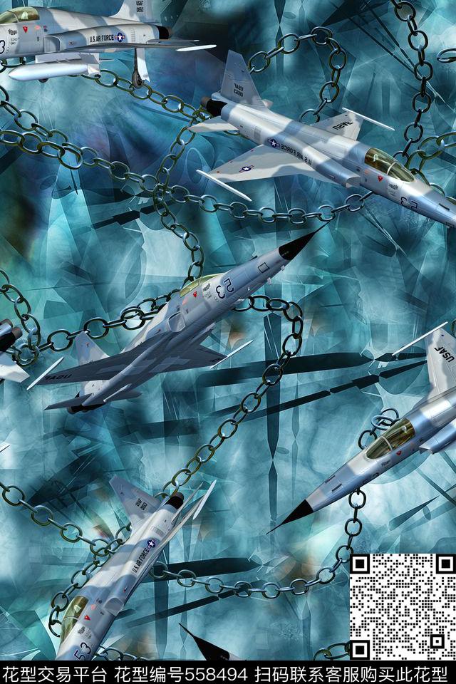 潮流时尚家纺科技背景数码印花华亿平台下载（图片编号: 558494） - 瓦栏（Walan）