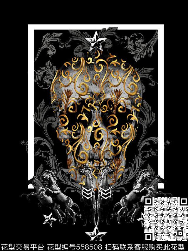 PhilipppleinT恤Versace数码印花华亿平台下载（图片编号: 558508） - 瓦栏（Walan）