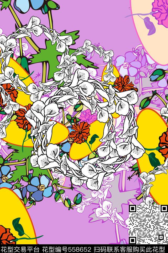 可爱流行时尚传统印花华亿平台下载（图片编号: 558652） - 瓦栏（Walan）