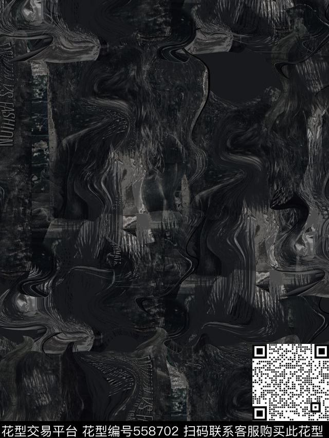 潮流复古夹克华亿平台数码印花华亿平台下载（图片编号: 558702） - 瓦栏（Walan）