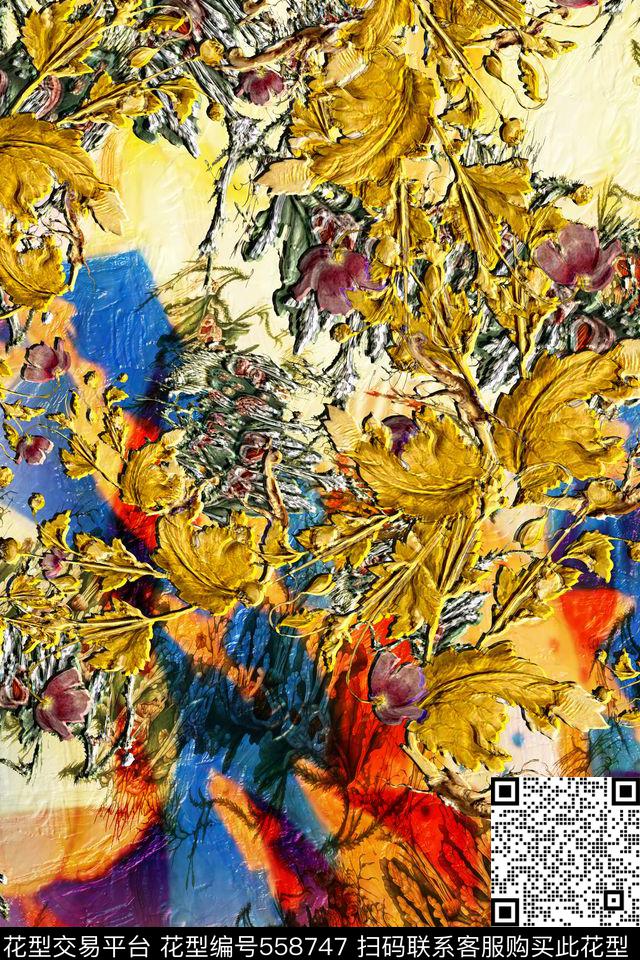 中国风几何时尚衬衣数码印花华亿平台下载（图片编号: 558747） - 瓦栏（Walan）