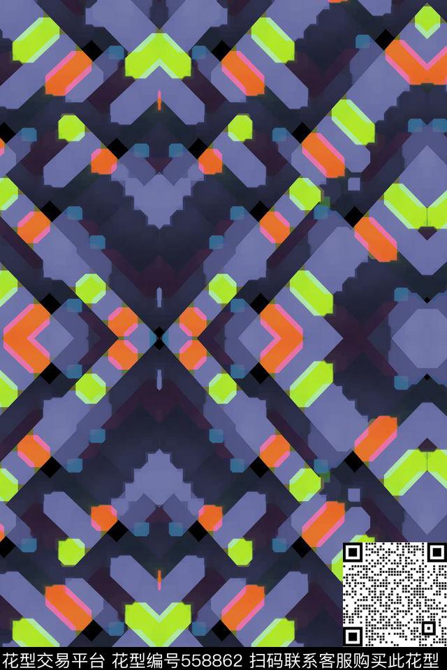 泳装几何纹理传统印花华亿平台下载（图片编号: 558862） - 瓦栏（Walan）