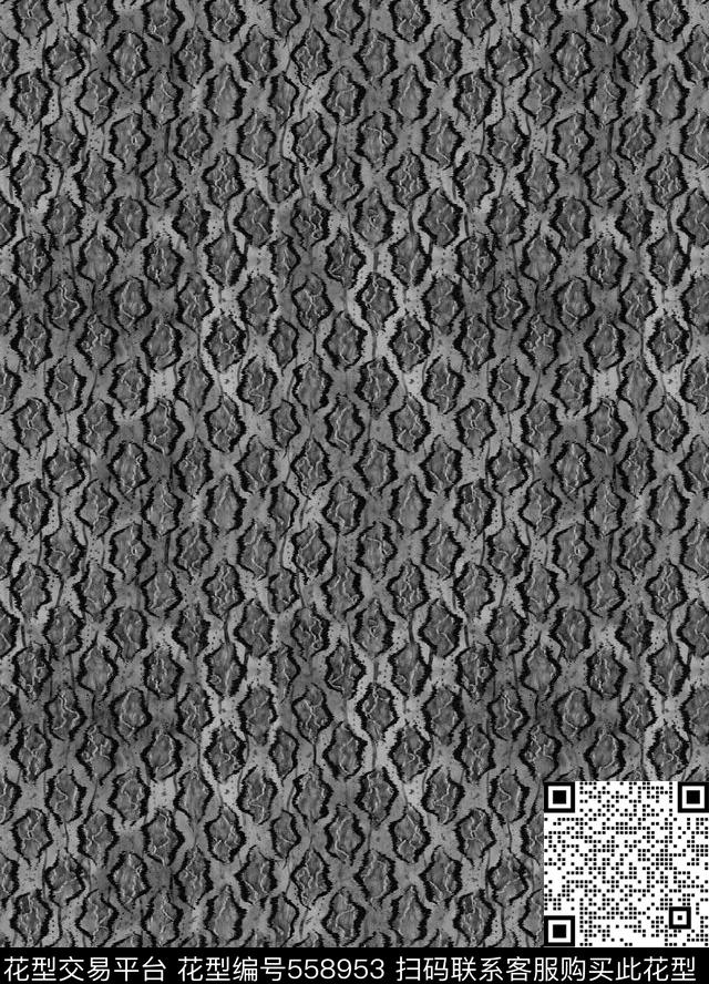 服装复古几何数码印花华亿平台下载（图片编号: 558953） - 瓦栏（Walan）