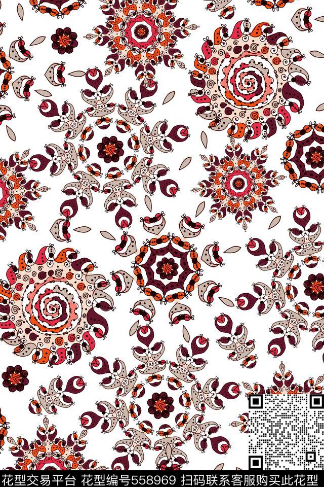 D【民族风】A【精品女装】民族风传统印花华亿平台下载（图片编号: 558969） - 瓦栏（Walan）