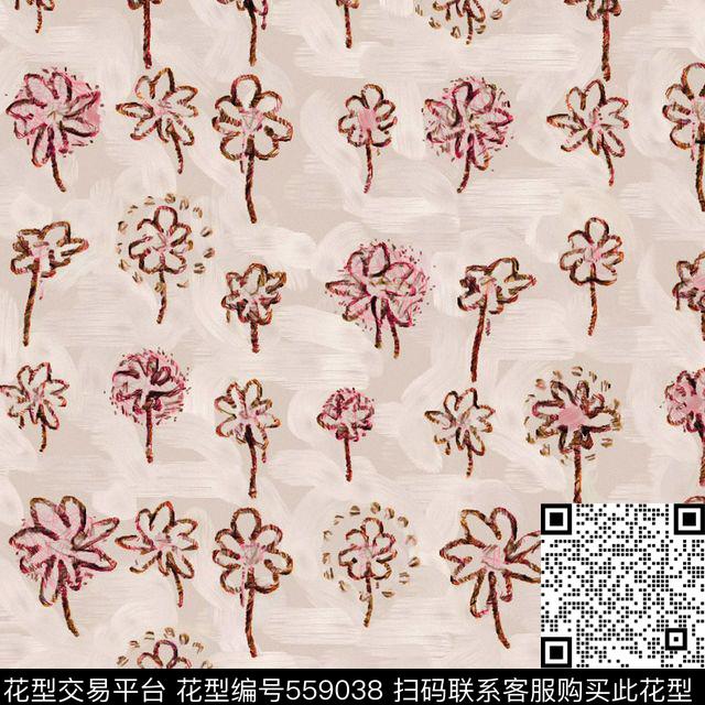 花卉数码服装数码印花华亿平台下载（图片编号: 559038） - 瓦栏（Walan）