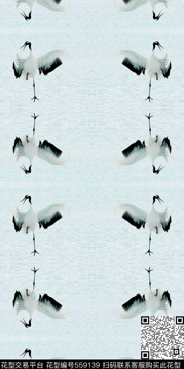 时尚油画动物连衣裙羽绒服卫衣数码印花华亿平台下载（图片编号: 559139） - 瓦栏（Walan）