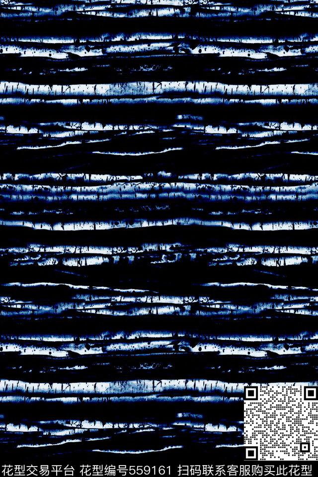 男装复古水墨纹理传统印花华亿平台下载（图片编号: 559161） - 瓦栏（Walan）