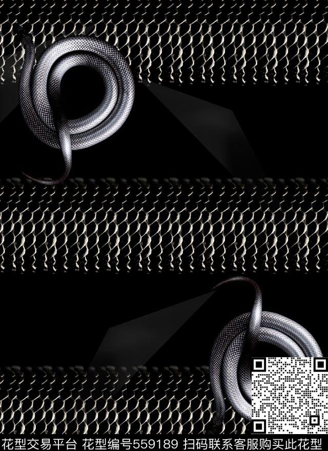 抽象男装图案动物纹理蛇纹数码印花华亿平台下载（图片编号: 559189） - 瓦栏（Walan）
