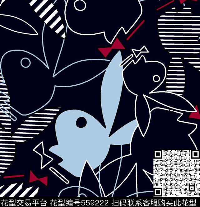 Playboy潮流时尚国际品牌传统印花华亿平台下载（图片编号: 559222） - 瓦栏（Walan）