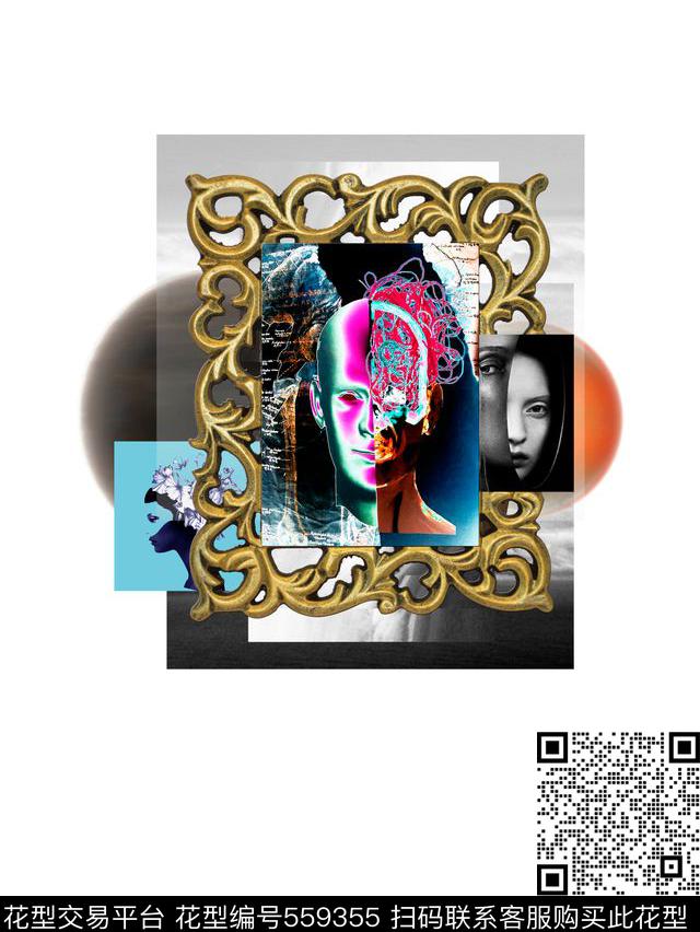 潮牌清爽华亿平台高端大牌华亿平台流行时尚数码印花华亿平台下载（图片编号: 559355） - 瓦栏（Walan）