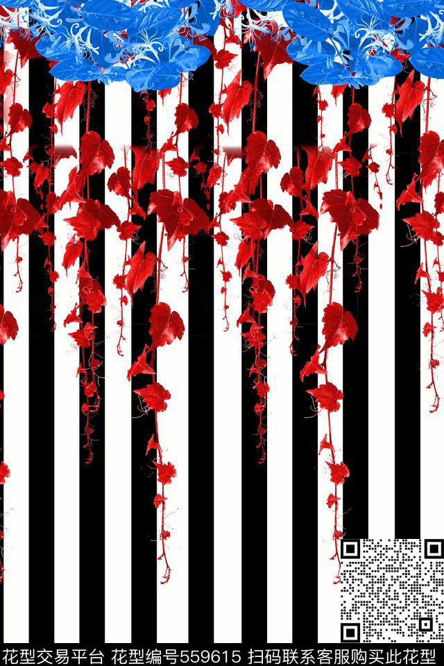 流行时尚定位印花藤蔓服装半身裙流行时尚传统印花华亿平台下载（图片编号: 559615） - 瓦栏（Walan）