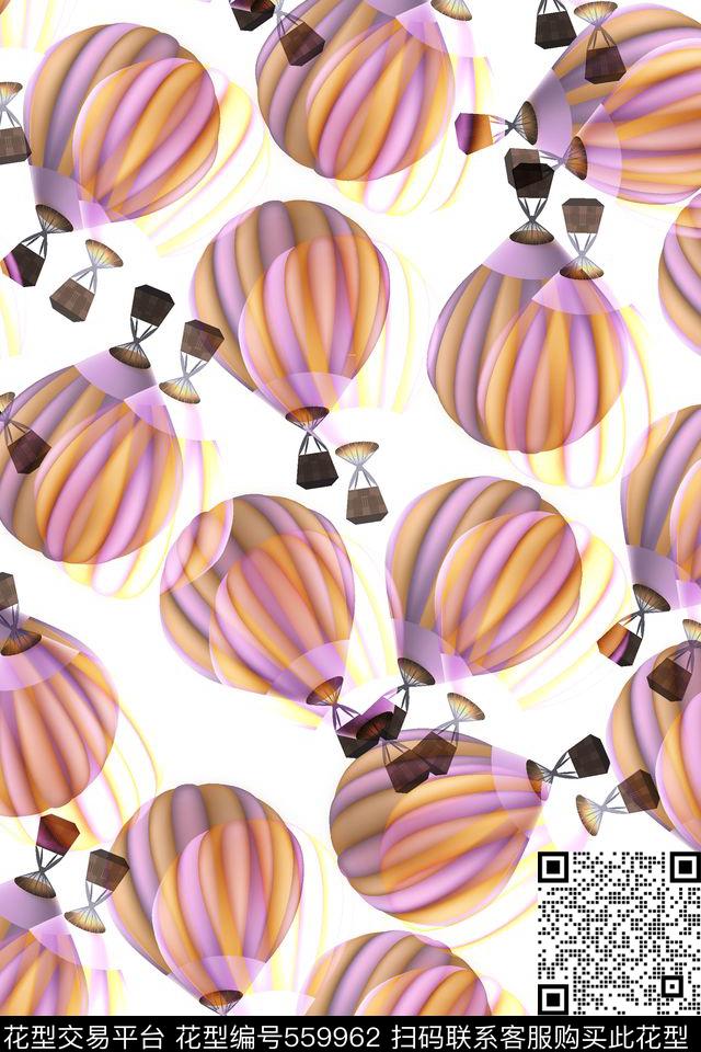 抽象炫彩创意数码印花华亿平台下载（图片编号: 559962） - 瓦栏（Walan）