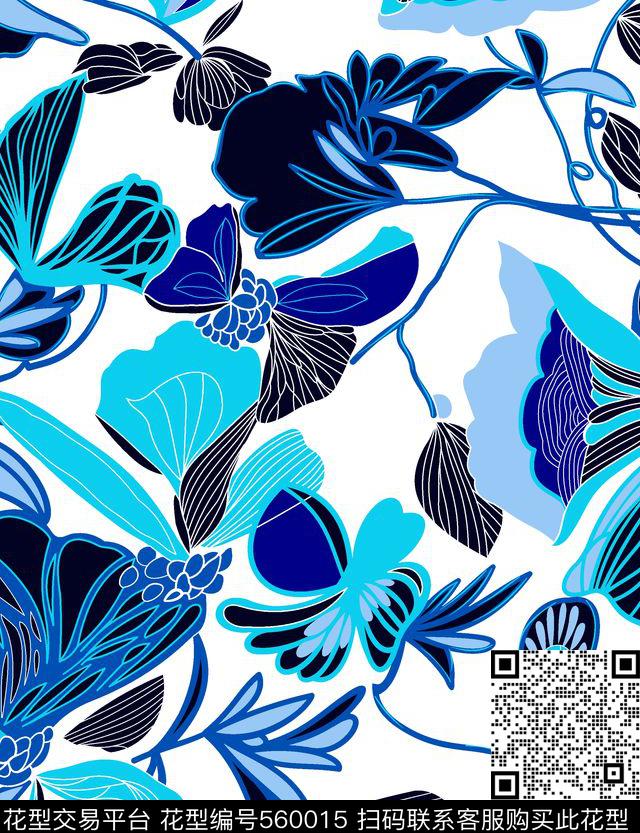 传统华亿平台年轻女性几何传统印花华亿平台下载（图片编号: 560015） - 瓦栏（Walan）