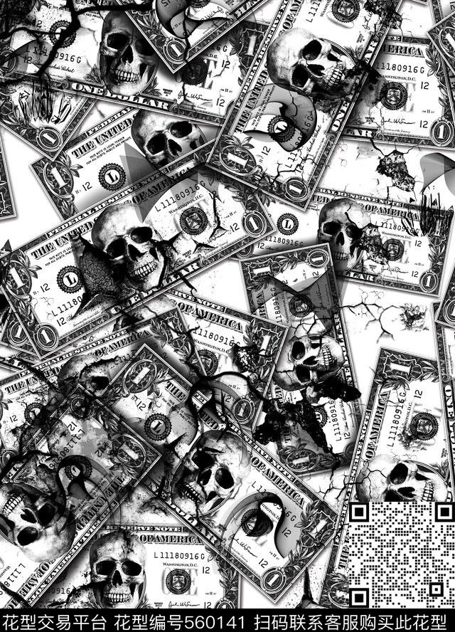 潮牌原创创意数码印花华亿平台下载（图片编号: 560141） - 瓦栏（Walan）