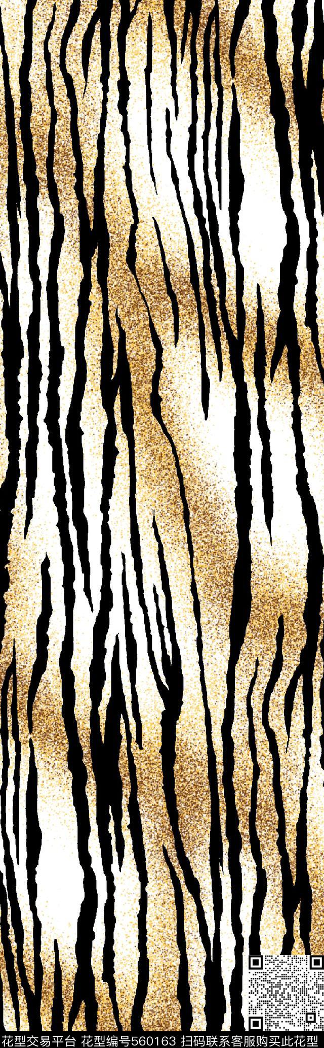 时尚男装直条斑马纹男装面料华亿平台传统印花华亿平台下载（图片编号: 560163） - 瓦栏（Walan）
