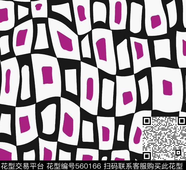 时尚男装几何时尚格男装面料华亿平台传统印花华亿平台下载（图片编号: 560166） - 瓦栏（Walan）