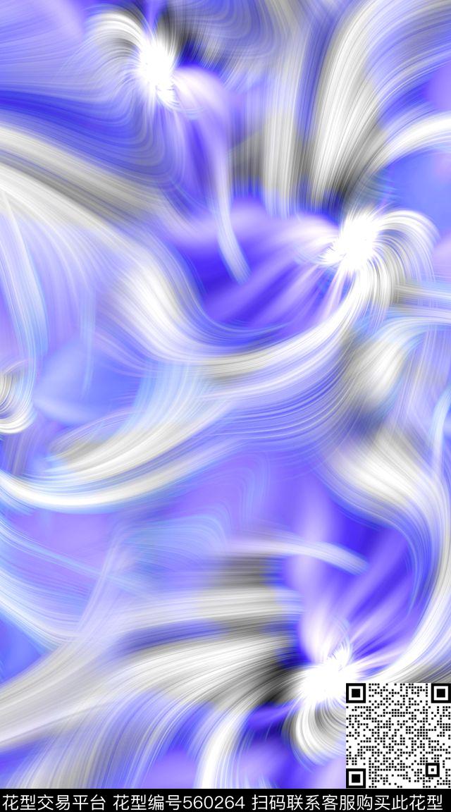抽象创意大气数码印花华亿平台下载（图片编号: 560264） - 瓦栏（Walan）