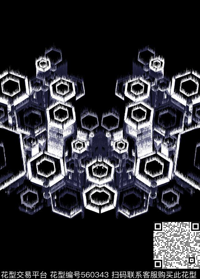 抽象男装图案几何笔刷纹理男装衬衫图案数码印花华亿平台下载（图片编号: 560343） - 瓦栏（Walan）