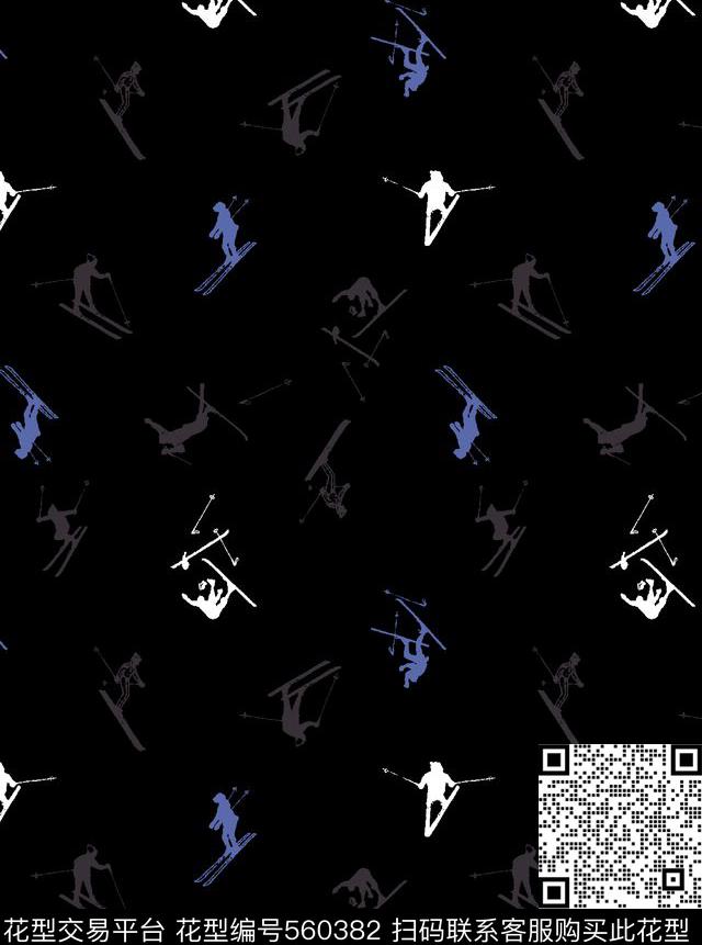 抽象男装图案人物静态男装衬衫图案传统印花华亿平台下载（图片编号: 560382） - 瓦栏（Walan）