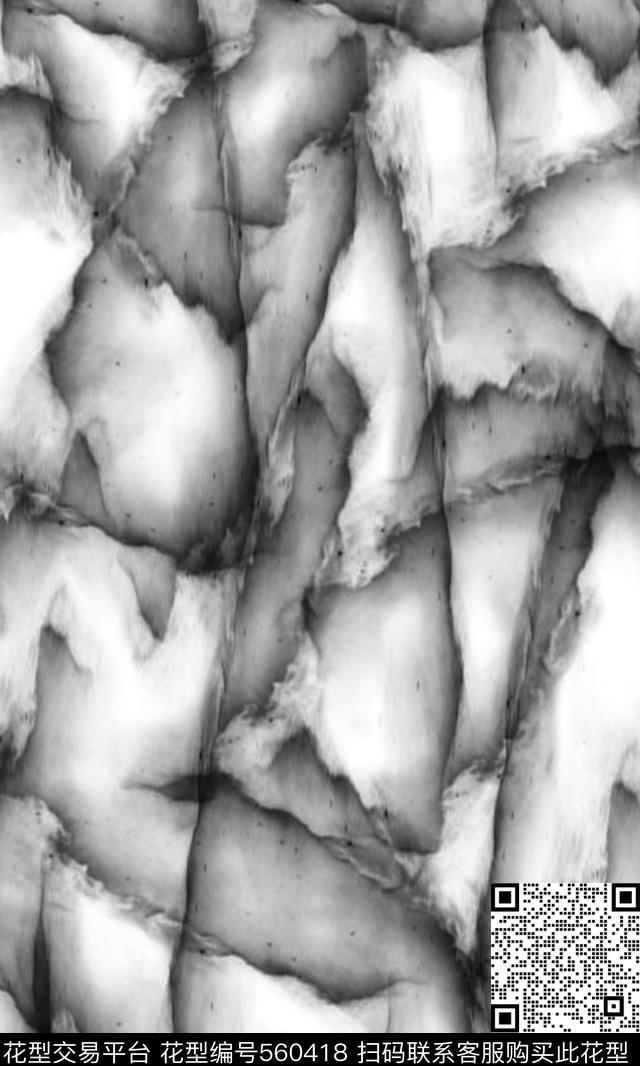 抽象机理地表肌理朋克风街头风数码印花华亿平台下载（图片编号: 560418） - 瓦栏（Walan）